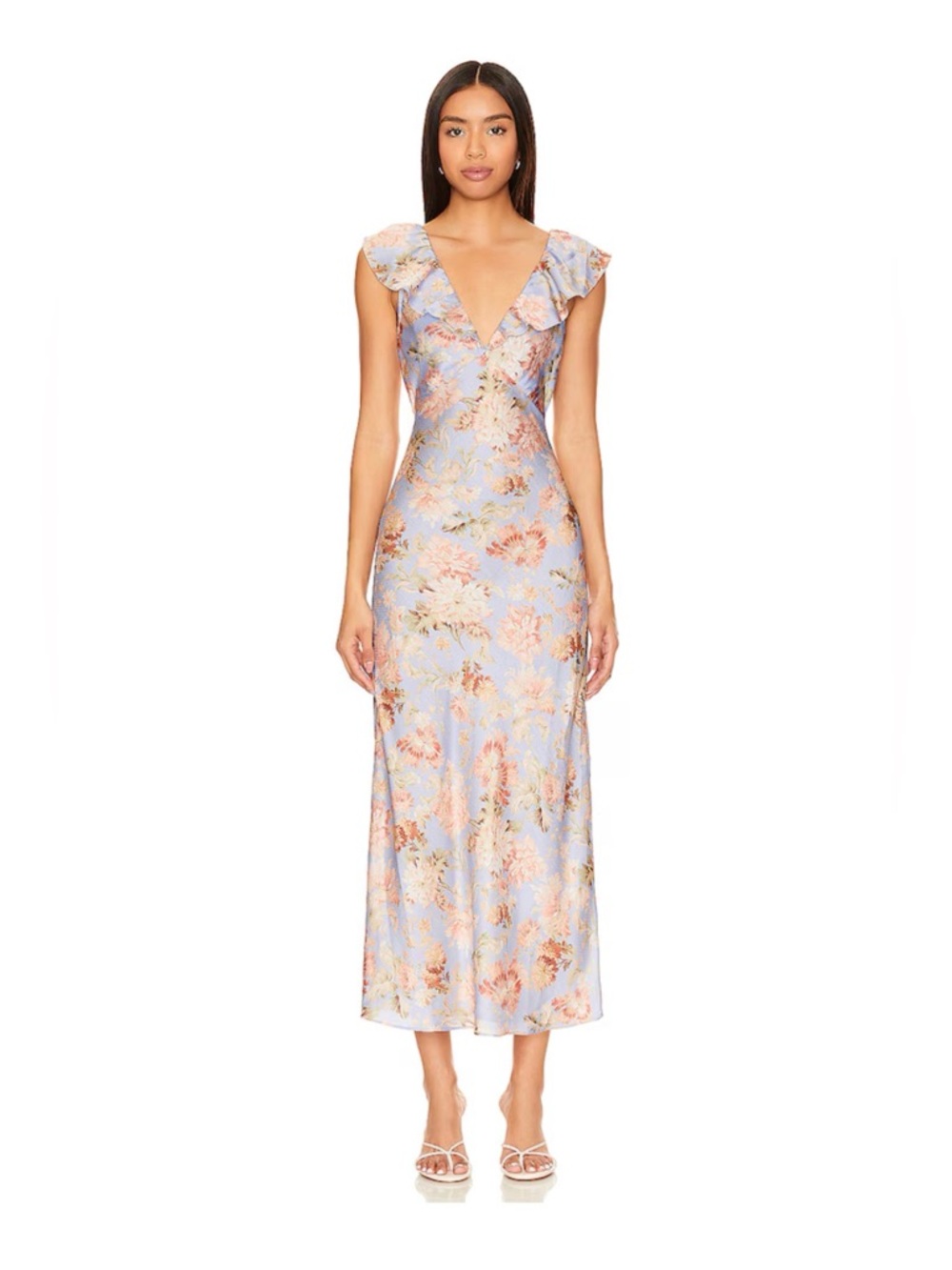 Revolve Jacinta Dress in Sky